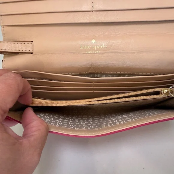 Kate Spade Wallet Bright Rose - Picture 12 of 13